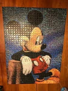 Disney Photomosaics 1000 Pieces Mickey Mouse Jigsaw Puzzle Complete  - Picture 1 of 4