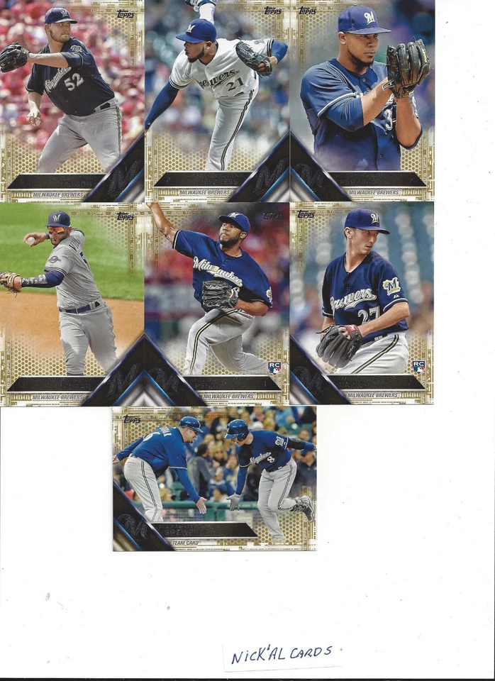 2016 Topps 2 Gold #/2016 Jeremy Jeffress Milwaukee Brewers #544 READ!!! - Image 1 of 1