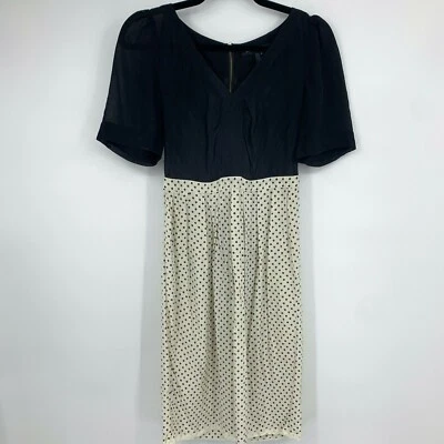 Marc by Marc Jacobs 2 dress silk exposed zipper skater fit and flare READ - Image 1 of 4