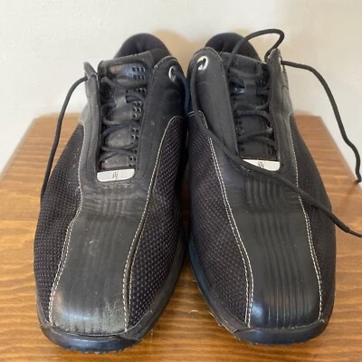 Nike Tiger Woods Golf Shoes 336048-001 Black Size 8.5 Spikes Plastic Cleats GUC - Image 1 of 4