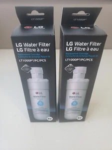LG LT1000P Genuine Refrigerator Water Filter Replacement Cartridge, New 2Pack - Picture 1 of 4
