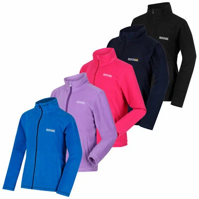 Regatta King Kids Fleece Full Zip Up School Boys Girls Jumper Sizes 3-14 Years - Image 1 of 4