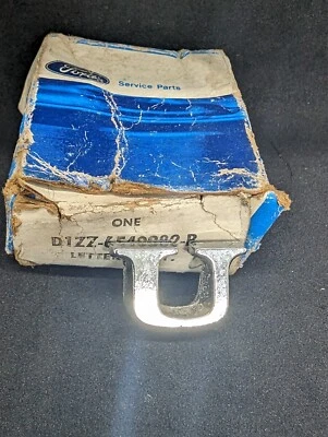 Ford Mustang 1971 1972 emblema tapa maletero letra U D1zz-6540282-B nuevo de lote Foto 1 de 3