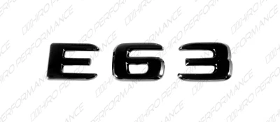 Nuevo logotipo insignia emblema tapa maletero negro brillante letras para Mercedes-Benz E63 AMG Foto 1 de 4