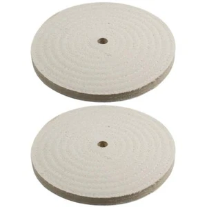 2pc 7" x 9/16" Buffing Polishing Wheel 1/2" Arbor Buffer Polish - Picture 1 of 2
