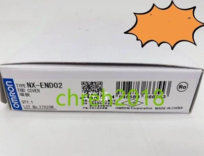 1 PCS NEW IN BOX OMRON NX Series End Plate NX-END02 - Image 1 of 3