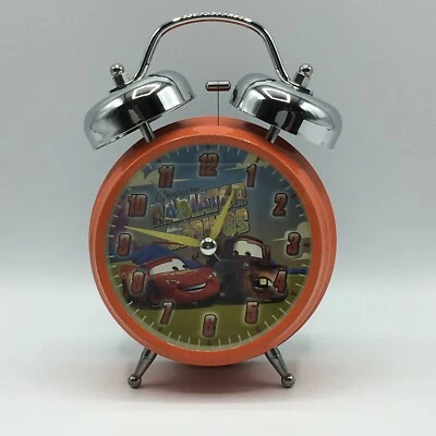 Disney Cars Matter & Lightning McQueen Alarm Desk Clock 5" X 7” Radiator Springs - Image 1 of 4