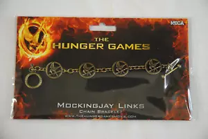 THE HUNGER GAMES MOCKINGJAY LINKS CHAIN BRACELET NEW OFFICIAL MOVIE FILM RARE - Picture 1 of 2