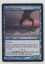 2010 Magic: The Gathering - Scars of Mirrodin Foil Darkslick Drake #30 0a1
