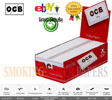 CARTINE OCB WHITE CORTE BIANCHE DOPPIE Nº 4 ROLLING PAPERS 25 BOOKLETS
