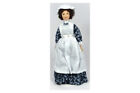 Creal 2602 Puppe Frau "Nanny" Kleid mit Schürze schwarz/weiss Porzellan 1:12 