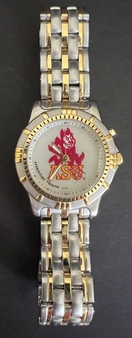 BULOVA Sportstime Arizona State University Two-Tone WOMENS Watch - Working Cover