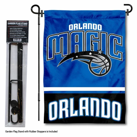 Orlando Magic Garden Flag and Yard Stand Included Cover
