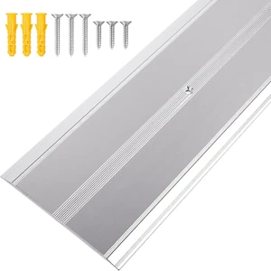 Aluminum Metal Door Threshold, Floor Transition Strip, 36'' L X 4'' W X 0.1'' H, - Picture 1 of 12