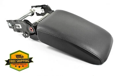 Volkswagen Eos 2007-2013 consola central cuero negro reposabrazos tapa conjunto OEM Foto 1 de 4