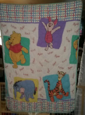 Winnie the Pooh Baby Toddler Blanket Quilt Comforter Vintage 1997 Little Bedding