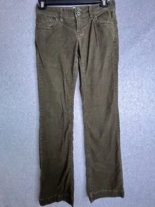 Polo Ralph Lauren Pants Size 4 Brown Corduroy Kelly Mid Rise Bootcut Imperfect - Picture 1 of 15