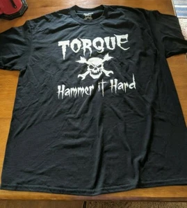 Automotive Skull And Wrenches Black Adult T-Shirt XL - Picture 1 of 5