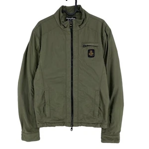 RefrigiWear Dark Green Padded Jacket Coat Size M - Picture 1 of 10