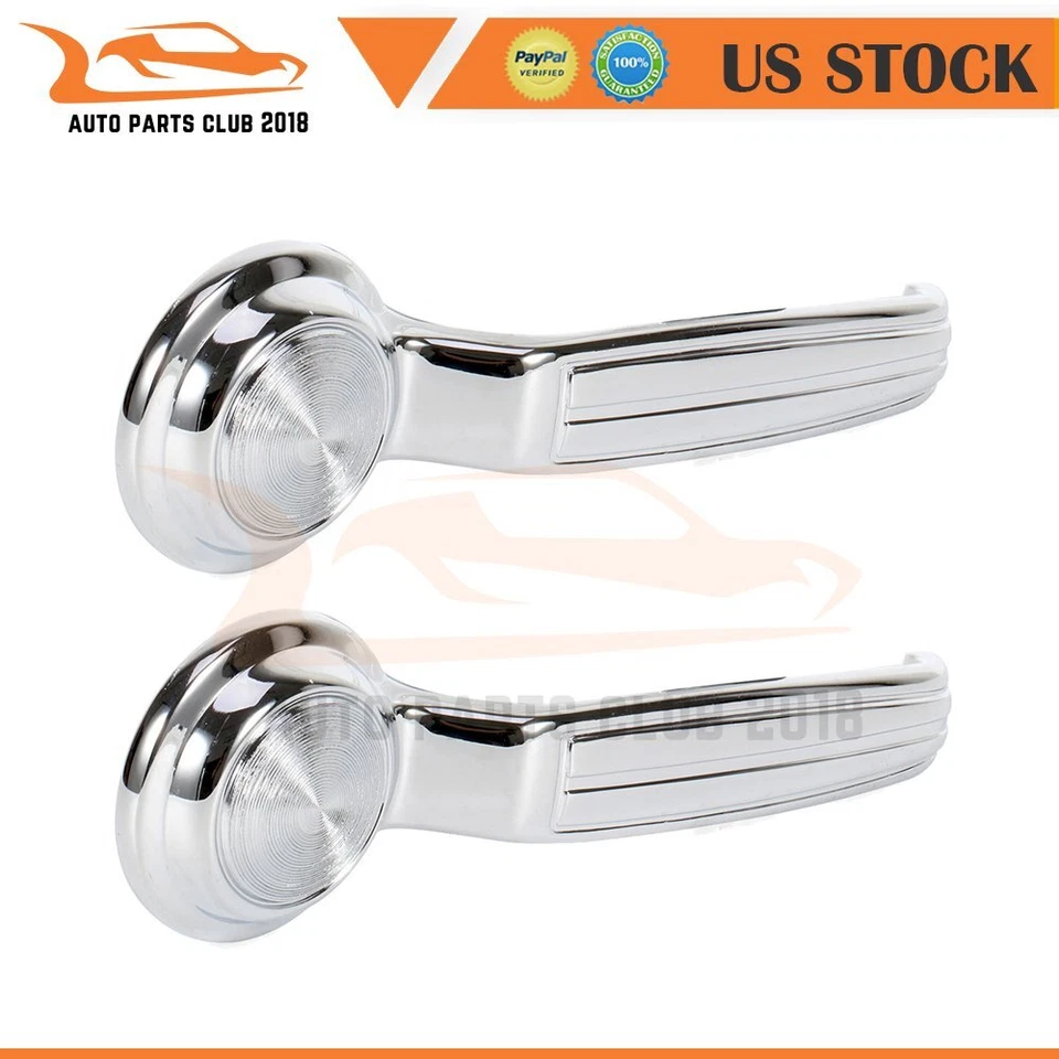 Juego de 2 manijas interiores de puerta izquierda + derecha para camioneta Chevy GMC Foto 1 de 4