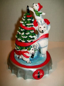 FRANKLIN MINT COCA COLA EISBÄREN WEIHNACHTEN JUBEL LTD - Bild 1 von 3