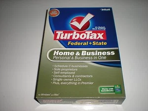 Turbotax 2007 Home & Business with state. New in box. - Afbeelding 1 van 2