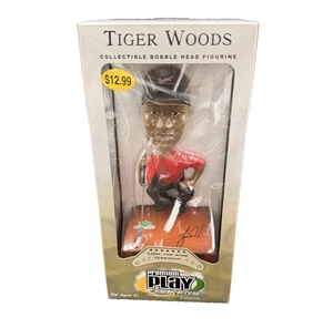 MINT 2003 Upper Deck Premium Play Makers Tiger Woods Bobblehead (Red Shirt Pose) - Picture 1 of 5