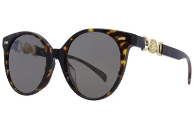 Versace VE4442F 108/3 Sunglasses Women's Havana/Brown Lenses Round Shape 55mm - Image 1 of 4
