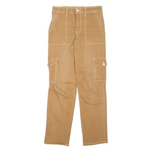DICKIES Workwear Womens Jeans Beige Slim Straight W28 L28 - Picture 1 of 6