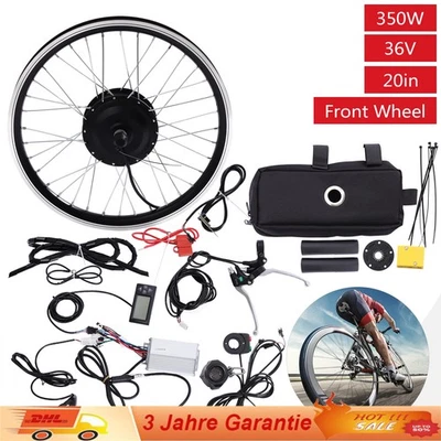 OCASAMI 20 Zoll LCD Vorderrad Elektrofahrrad Umbausatz E-bike Conversion Kit