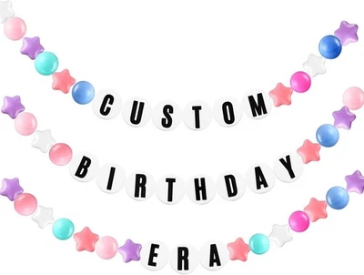 Kit de pancarta pulsera amistad jumbo 103 piezas hágalo usted mismo decoración de fiesta color macaron Foto 1 de 4