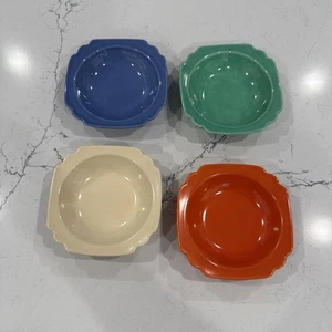 Set Homer Laughlin Riviera 5" Fruit or Dessert Bowls Very good Used Condition - Picture 1 of 2