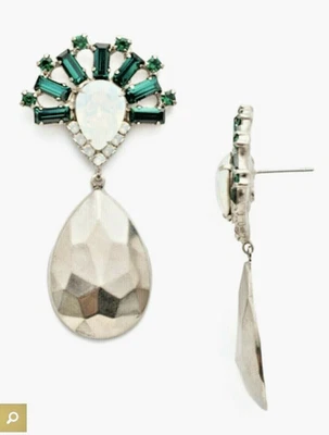 * 新 * & * 已退回 * ~ Sorrelli ~ " SNOWY MOSS " ~ 耳环 ~ 美丽!!!!!!! — 第 1/4 张图片