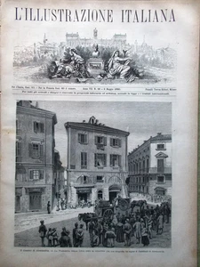 L'Illustrazione Italiana del 2 Maggio 1880 Otero Beckx Disastro di Alessandria - Picture 1 of 1