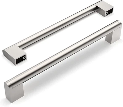 5 Pezzi Maniglie per Mobili Da Cucina Argento Maniglie Cucina Distanza Fori 192  - Immagine 1 di 4