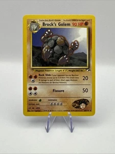 Brock's Golem 20/132 Gym Heroes Pokemon Karte englisch - Bild 1 von 2