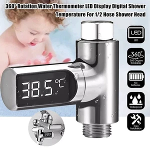 Thermomètre à eau écran de température de bain à domicile LED douche numérique. - Photo 1/19