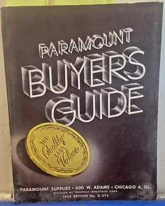 Paramount Wholesale Product Buyers Guide 1953 Edition 468 Pages Toys Bikes - Picture 1 of 24