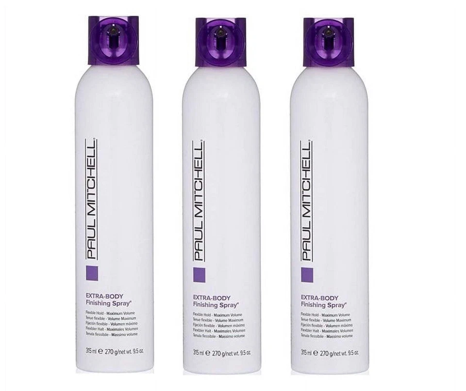Spray para el cabello Paul Mitchell acabado extra cuerpo, 9,5 oz (paquete de 3) Foto 1 de 1