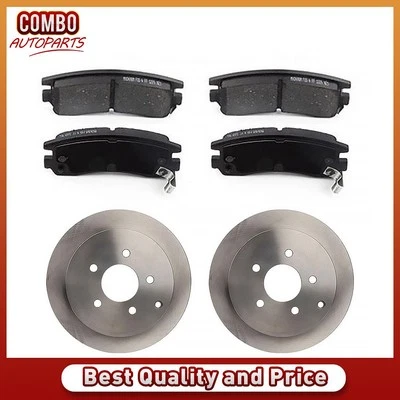 Rear Brake Rotors Brake Pads Fits 2002-2004 Chevrolet Venture - Image 1 of 4
