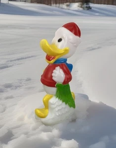 Vintage Paperino Walt Disney Blow Mold By Empire 15" raro Natale si illumina - Foto 1 di 10