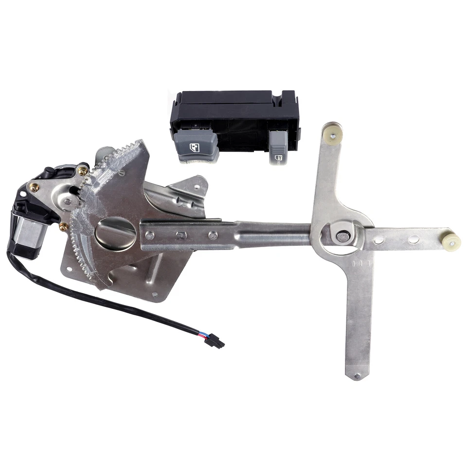 Front Window Regulator & Switch + Motor For Chevy Blazer Envoy Jimmy Driver Side Foto 1 de 4