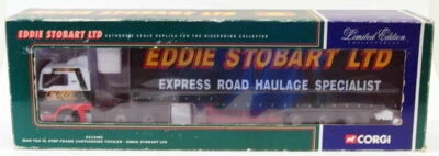 Corgi 1/50 Scale CC13405 - MAN TGA XL Curtainside Step Frame Curtainside Stobart - Image 1 of 4