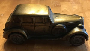 Vintage Banthrico Inc Lincoln Metal Car Bank Brougham Coin 7" 1974 Cast Iron Toy - Picture 1 of 6