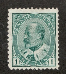 1903-08 Canada Sc# 89 - 1¢ KEVII - MH postage stamp - Picture 1 of 1