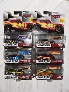 2024 NASCAR Edition Disney Pixar Cars COMPLETE SET OF 6 - McQueen/Gogo/Bubba - Picture 1 of 4