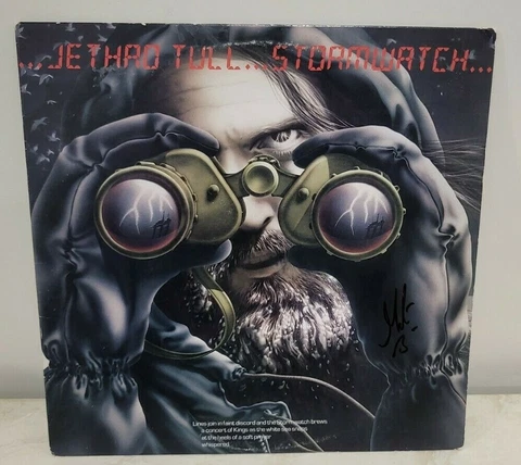 MARTIN BARRE JETHRO TULL MUSIC LEGEND SIGNED AUTOGRAPHED ALBUM COVER AUTHENTIC Cover