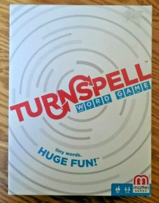 EUC! Mattel "Turnspell" Word Game - Tiny Words/Huge Fun for 2-4 Players Ages 10+ - Image 1 of 4