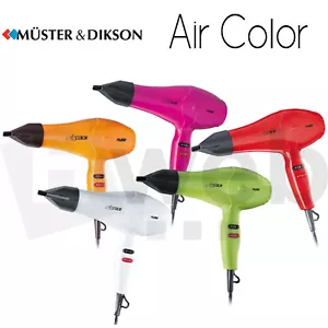 Muster Air Color Asciugacapelli Colorato per Parrucchieri Professionale 2000W - Imagen 1 de 6
