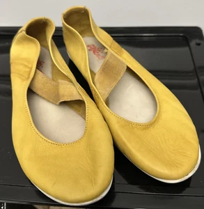 Softinos by Fly London Schuhe 38 gelb Gummizug Ballerinas Slipper bequem - Bild 1 von 6